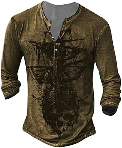 2023 Нова Мъжка Лятна Мода Ежедневни тениски С 3D Дигитален Печат, Отгоре с дълъг Ръкав, Мъжки Дълга Риза