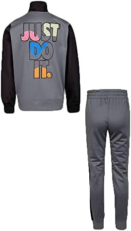 Спортен комплект от две части, яке и панталони Just Do It с цип за малки момчета на Найки (за деца)