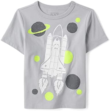 Тениска с графичен модел The Children ' s Place за малки момчета с къс ръкав