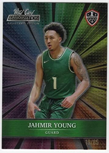 JAHMIR YOUNG RC 2022 Wild Card Alumination /85 Лилаво НАЧИНАЕЩИ от Мериленд NM +-MT + NCAA Баскетбол НБА
