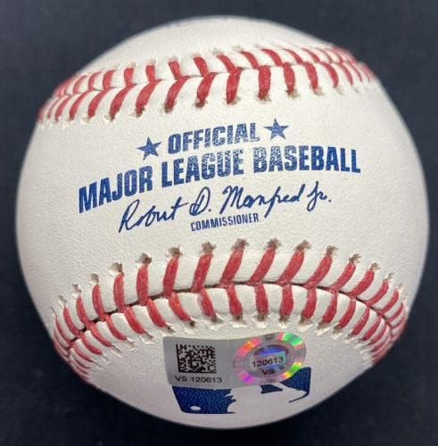 CC Sabathia 07 ЕЛ Сай Йънг - Бейзболни Фанатици MLB Holo LE 3/52 - Бейзболни топки с Автографи