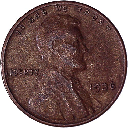 1936 Lincoln Wheat Cent 1C Very Fine