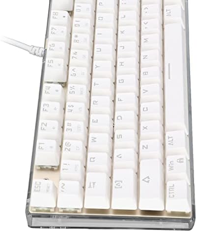 Детска ръчна клавиатура Tangxi K87S RGB, Жичен Компактна Механична Клавиатура с подсветка, USB Full Key, Двойни Ляти Капачки