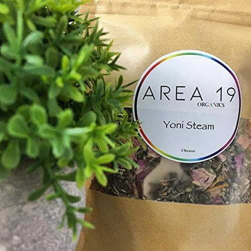 Area 19 Органичните Yoni Steam Сертифицирани органични съставки - Билкови вагинални двойки за здравето на