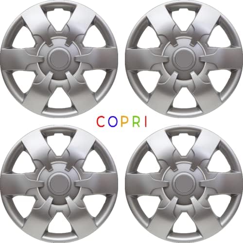 Комплект Copri от 4 Джанти Накладки 16-Инчов Сребрист цвят, Защелкивающихся на Ступицу, подходящ за Nissan