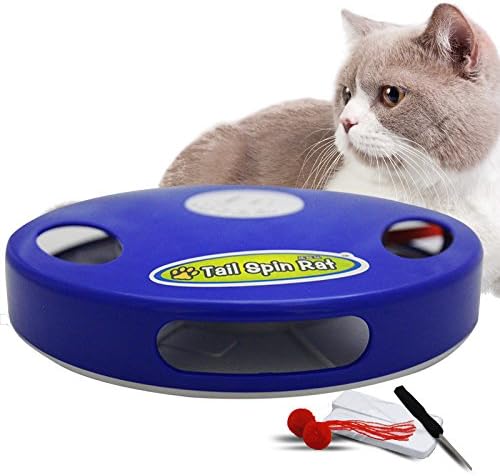 Buyter Електрически Вокален Плейър Смешни Cat Обръщател Автоматично Многопозиционный домашен Любимец, Въртящ