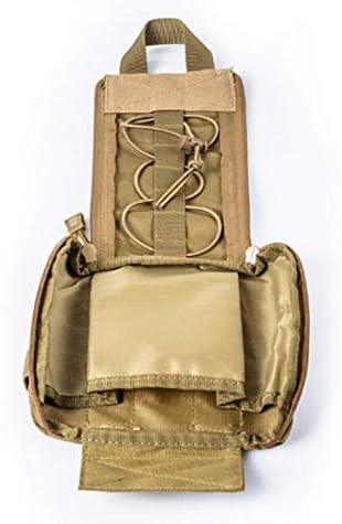 Чанта за първа помощ Jipemtra Molle, Тактическа Медицинска Чанта, Чанта за Спешна помощ, Пътна чанта за Къмпинг (Черен