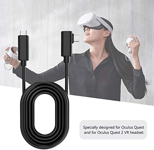Кабел за бързо зареждане за стрийминг игра във виртуална реалност, кабел за слушалки виртуална реалност USB3.2, съвместим