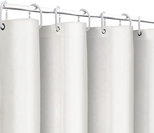 Завеса за душ от водоустойчива материя, подплата за завеси за душ с 12 куки и антикорозионна метални облицовки, Стираемая