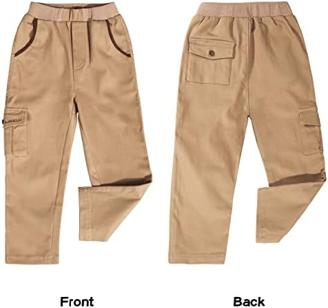 Панталони-Карго за Малки Момчета Bouclede, Ежедневни Панталони-Карго джоб със Странично, Панталони за Малки Момчета