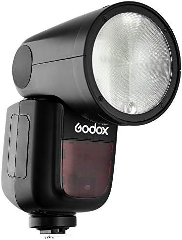Светкавица Godox V1-C с комплект аксесоари Godox AK-R1 за Canon, 76Ws 2,4 G TTL светкавица с кръгла глава Speedlight, 1/8000