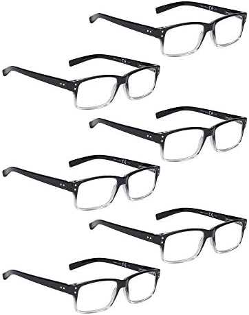 LUR 4 Опаковки стилни очила за четене + 6 опаковки класически очила за четене (общо 10 двойки ридеров + 2,00)