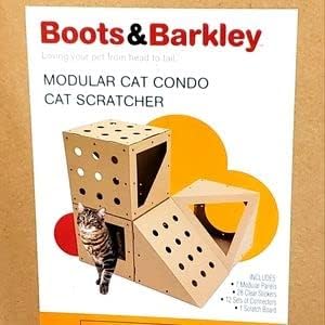 Стъргало За Модулни легла Boots& Barkley за котки, Кафяв