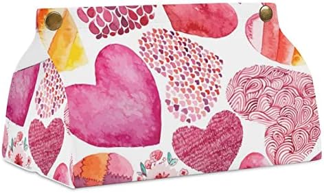 Pnk Love Tissue Box Кутията Декоративен Държач за Кърпички Хартия Калъф Диспенсер за Домашния Офис, Автомобил