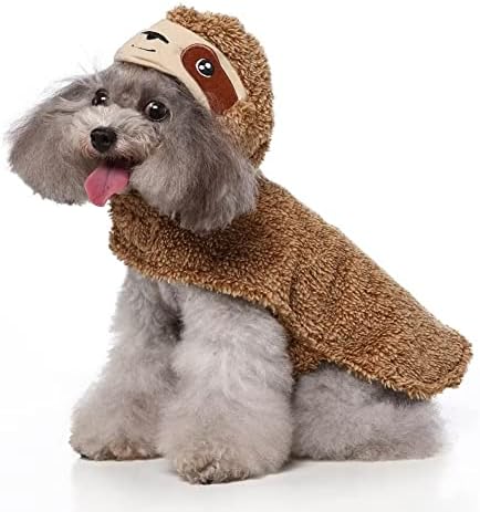 Пуловер за Cosplay, с Хубаво Мече за Малки до Средни Кучета, Памук, Коледна Риза Ръчна изработка за Кученца,