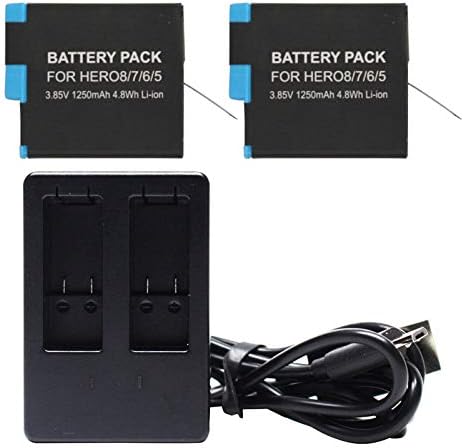 Подмяна на батерията AHDBT-801 в комплект с 1 зарядно устройство за камери GoPro Hero 5 HD Black - Съвместима