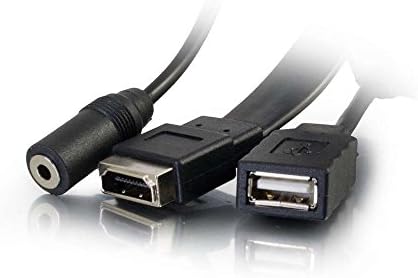 C2G 39707 HDMI, VGA, 3.5 мм Аудио и USB Преминават През Одинарную Стенни панел от алуминий