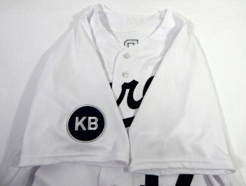 2022 Детройт Тайгърс Остин Медоуз 17 Освободен Бяла риза El Tigres KB P - Използваните в играта тениски MLB
