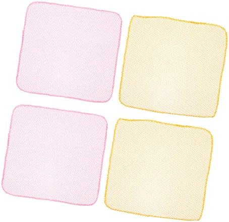 HANABASS 4 бр. Тел Многократна употреба Розови Гъба За миене на Чинии, Пръчици За миене на съдове, Кърпи За миене