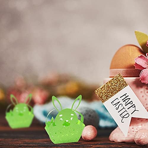ALIBBON на Щанци за Изрязване на Кошници за яйца от Великден Заек за производство на пощенски Картички, Щампи за Рязане на