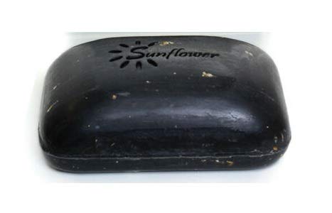 Оригинален Африкански Черен сапун с масло от шеа и какао, Детски Присыпка 5 грама