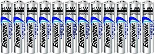 Литиеви батерии Energizer Ultimate стандартни размера AAA L92 - 12 броя (опаковка от 1) - Опаковане на едро