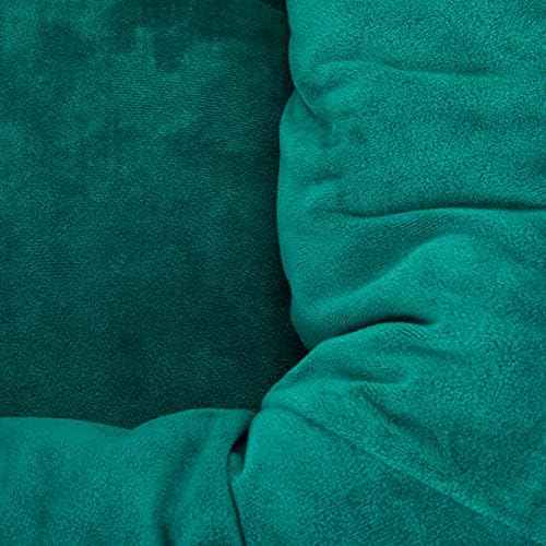 Everyay Snooze Фест Forest Green Ортопедично Легло за котки Snuggler, 18 L X 17 W X 9 H