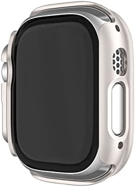 FOUNCY Калъф за Apple Watch Band Ultra 49 мм, Твърд Защитен калъф за вашия КОМПЮТЪР с куха рамка Броня за iwatch серията