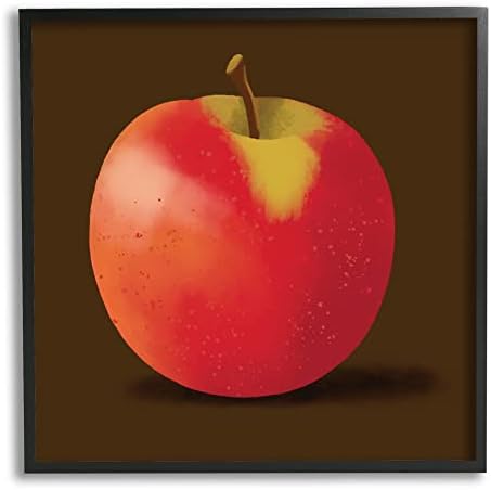 Подробен портрет на Сочни Червени ябълки Stupell Industries, дизайн Сали Springer Грифит
