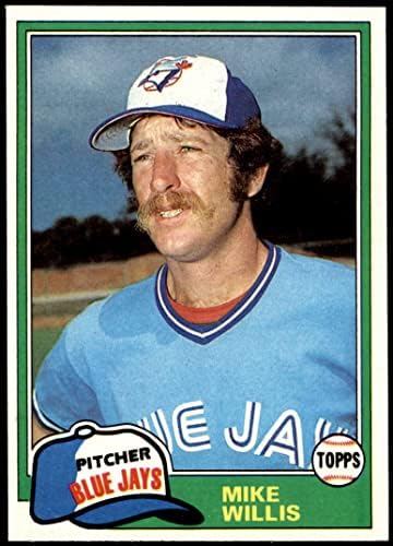 1981 Topps 324 Майк Уилис Торонто Блу Джейс (бейзболна картичка) Ню Йорк/MT Blue Jays
