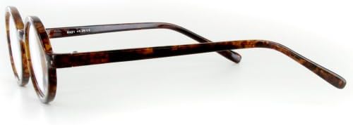 Очила за четене оптично качество Imagine в кръгла рамка в ретро стил (Костенурка + 1,75)