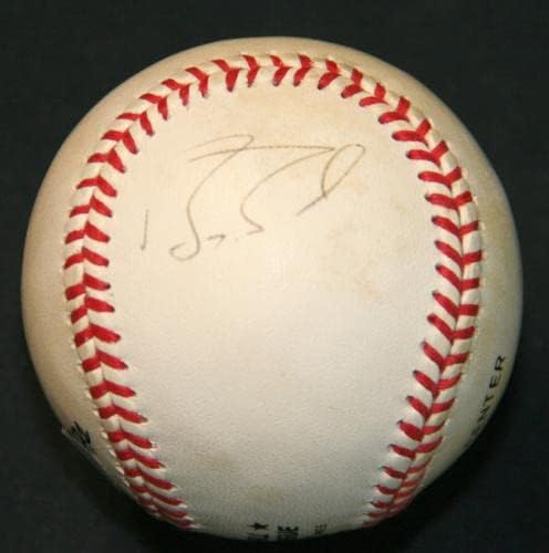 Бари Бондс е подписал договор с Бейзболна гиганти с Автографи на PSA/DNA AL87547 - Бейзболни топки С Автографи