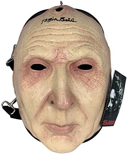 Тобин Бел с автограф подписа маска трион Jigsaw PSA COA Свидетел е Джон Креймър