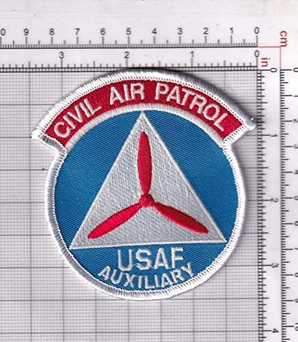 Нашивка на Гражданския въздушен патрул – с една кука и линия, 3.5 инча
