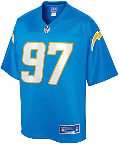Мъжка риза играч на отбора NFL PRO LINE Джоуи Боса Паудер Блу Лос Анджелис Чарджерс
