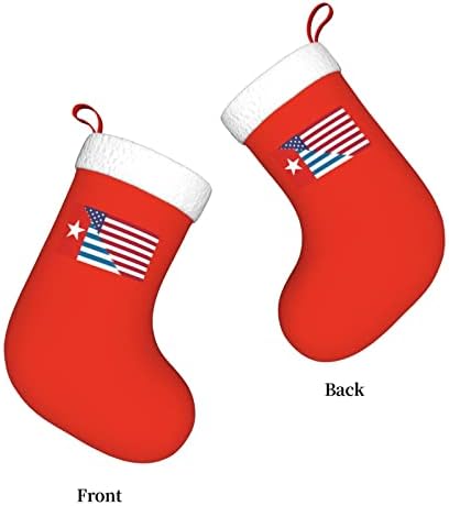 TZT Американското Знаме и Националното Знаме на Западна Папуа, Коледни Чорапи, Подаръци за Коледно парти за семейни Празнични