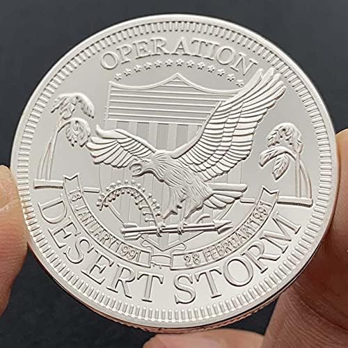 Буря от Пет Армии на САЩ със сребърно покритие Медальони с Колекционерска стойност на Монетата Игри Вълшебни Златни Монети