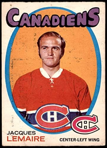 Карта на О-Пи-Чи на редовния сезон, 1971 г. (хокей) №71 Жак Лемера от Монреал Канадиенс с добра оценка