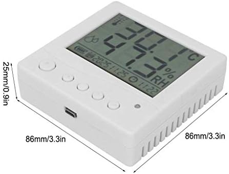 JAHH Стаен Термометър машина за висока точност Измерване на температура и влажност на въздуха, Домакински Стенен Електронен