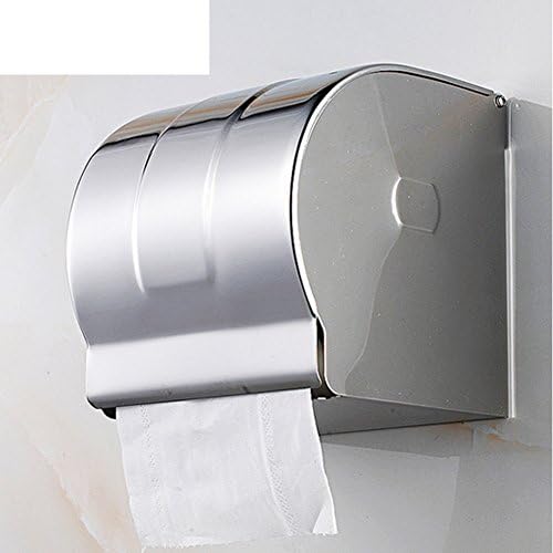 Титуляр на ролка тоалетна хартия, закачалка за кърпи от неръждаема стомана, с устройство за навиване на ролки антични кутия