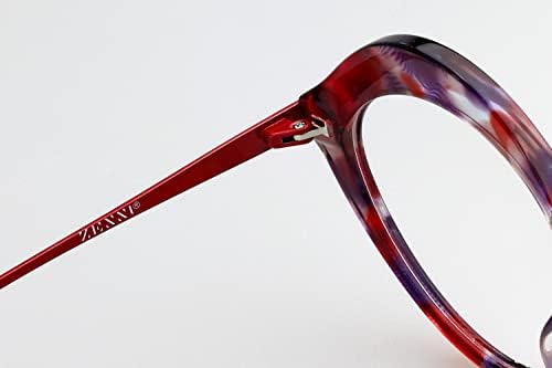 ZENNI Сини Светозащитные Очила за четене за Жени в Стилната Геометрична рамки Light Eyewear