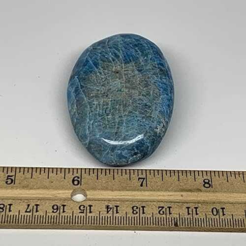 Ватангемы 118,3 г, 2,5 x1.7x1, Синята Апатитовый Палмова камък, Рейки, Метафизичен камък, от Мадагаскар, B16476