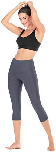 Комплект панталон IUGA Premium (размер Среден)- Включва 1 Гамаши-капри за жени с джобове, 1 Байкерские къси панталони