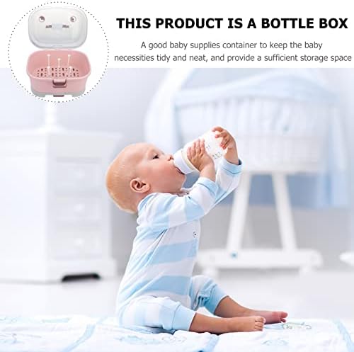 Простор за бебешки бутилки Toddmomy с Капак, съд За съхранение на бебешки бутилки, кутии за съхранение на Бутилки