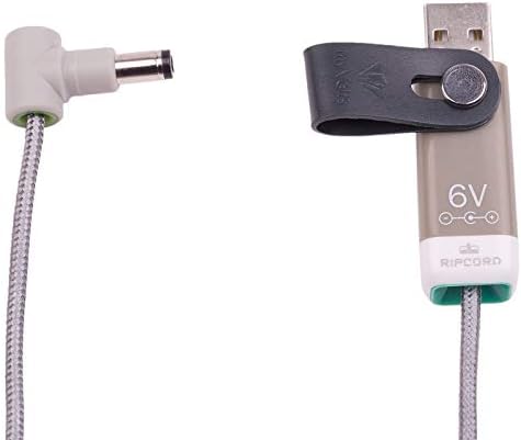 Захранващ кабел myVolts Ripcord от USB до 6 vdc, съвместим с радионяней Tommee Tippee Parent Unit 1094S