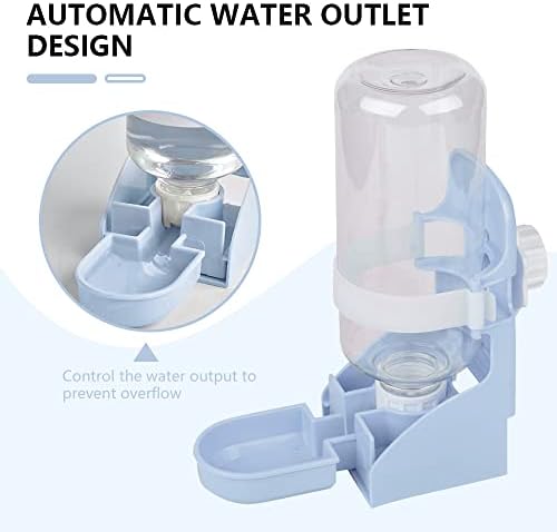 Бутилка за вода Y-ANNJYA Rabbit, Автоматична Бутилка за вода на 18 унции за Дребни Животни, Подвижни Висящи Чешма за вода, Окачен