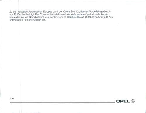 Реколта снимка на Opel Corsa 1.2 i Eco