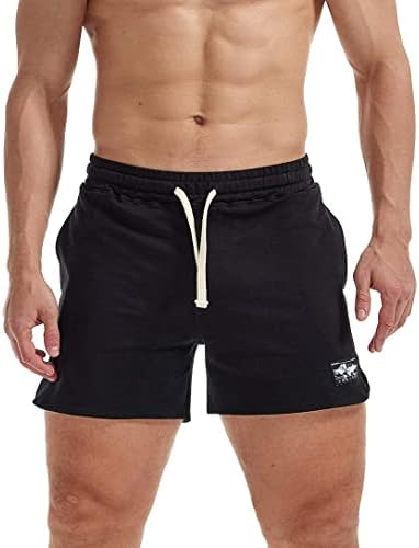 Мъжки Спортни къси Панталони AIMPACT За Тренировки по Културизъм Памучни Спортни къси Панталони с Джобове