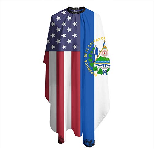 Флаг на САЩ Сальвадор Салон За Подстригване Наметало Плат Фризьор Фризьорски салон Амбалажна Хартия Прическа Престилка,