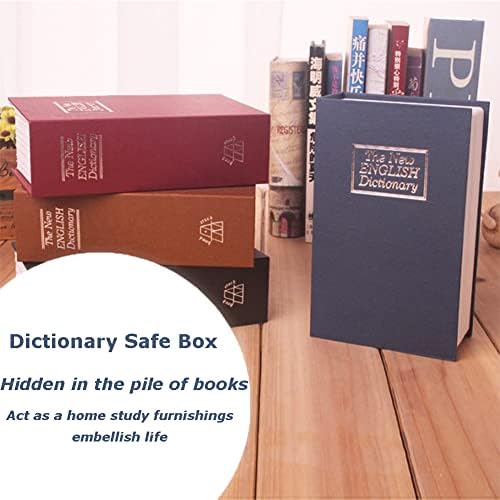 Преносим Сейф С Ключ, Сейф за съхранение на книги С Речника, Защитна Кутия За съхранение С Двойни Ключове, Выдолбленный Книжния
